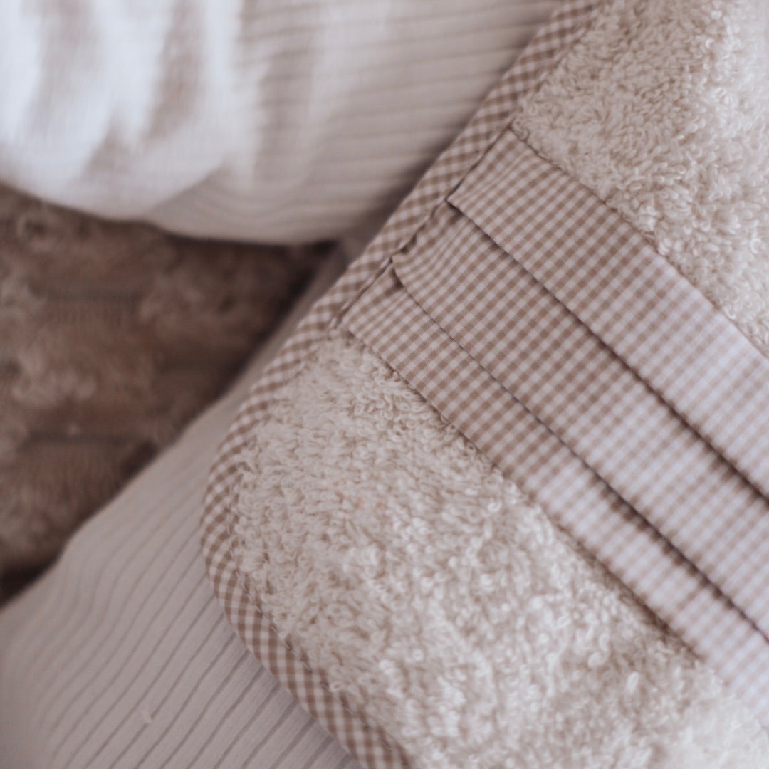 2 Bavoirs 1er Âge - Beige et Marron